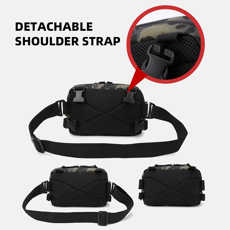 Chaleco táctico con bolsa de utilidad para senderismo, pesca y camping - imagen 4