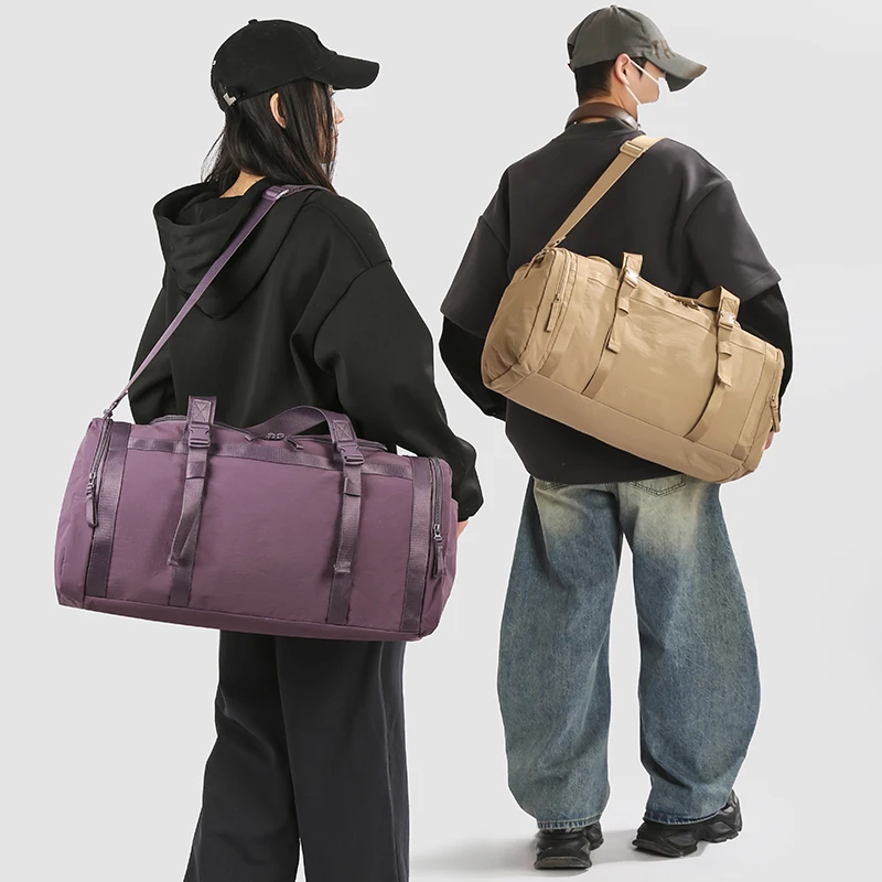 Bolsa de lona outdoor grande con compartimento para zapatos - imagen 3