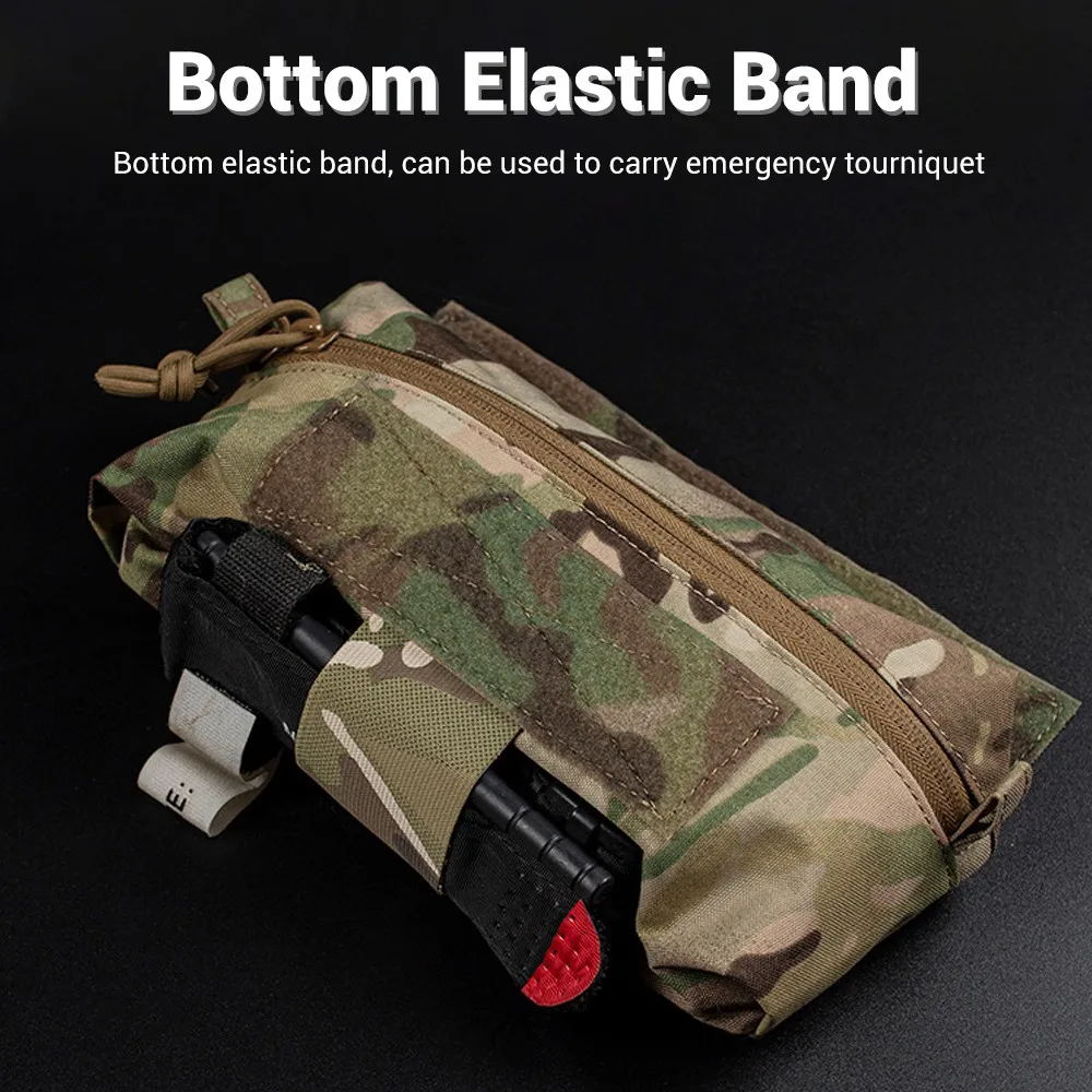 Bolsa colgante montada en chaleco táctico