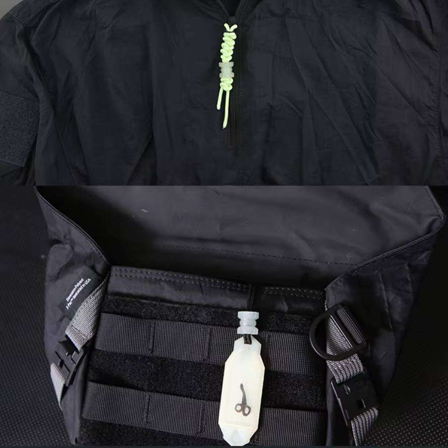 Tirador de cremallera táctico luminiscente para mochila MOLLE - imagen 5