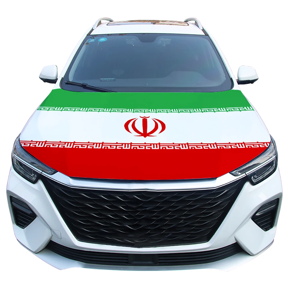 Funda para capó coche bandera de Irán León y el Sol - imagen 4