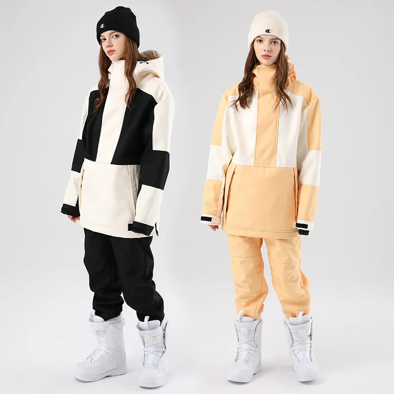 SEARIPE traje de nieve impermeable chaqueta y pantalón unisex - imagen 3