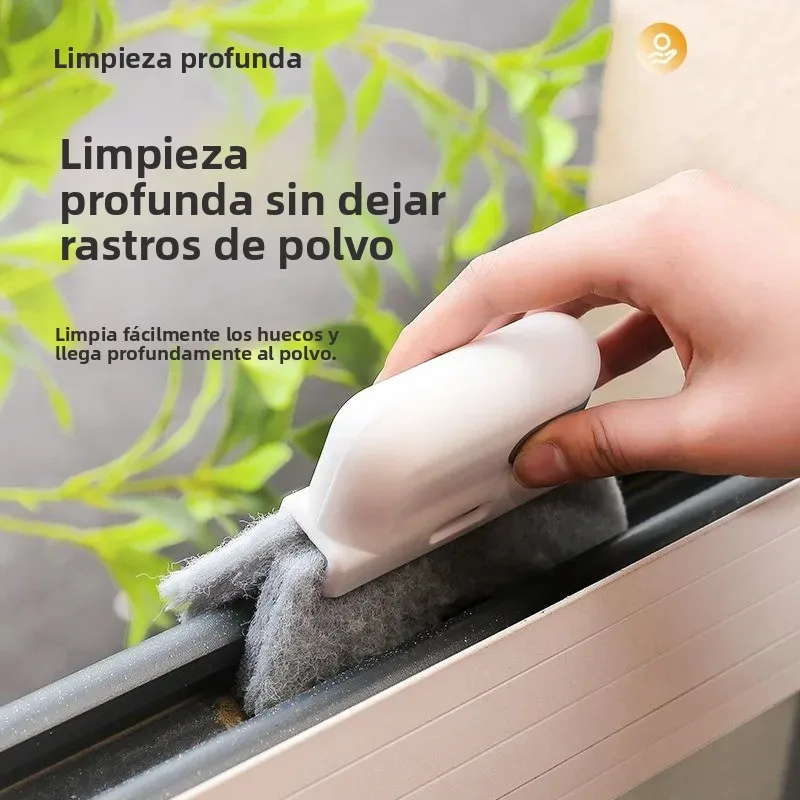 Cepillo limpiador de cristales extraíble para ranuras y esquinas - imagen 5