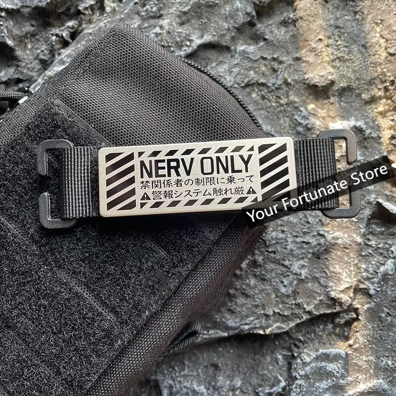 Nerv Only Parche Metálico Táctico Prohibición Conducir Base Negra - imagen 5