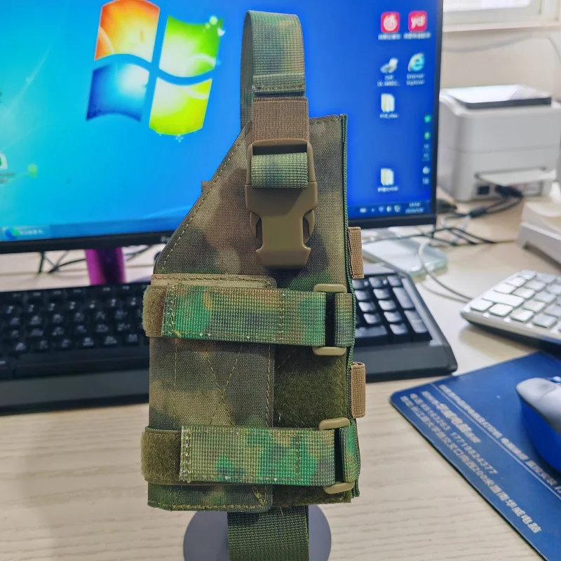 Cinturón táctico con bolsa accesos rápidos para exterior y pierna