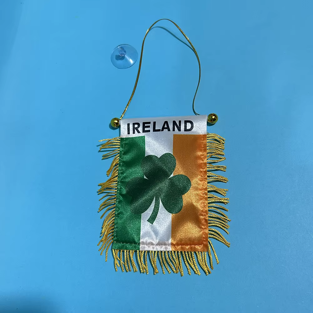 SKY FLAG bandera para ventana de coche trébol San Patricio Irlanda - imagen 4