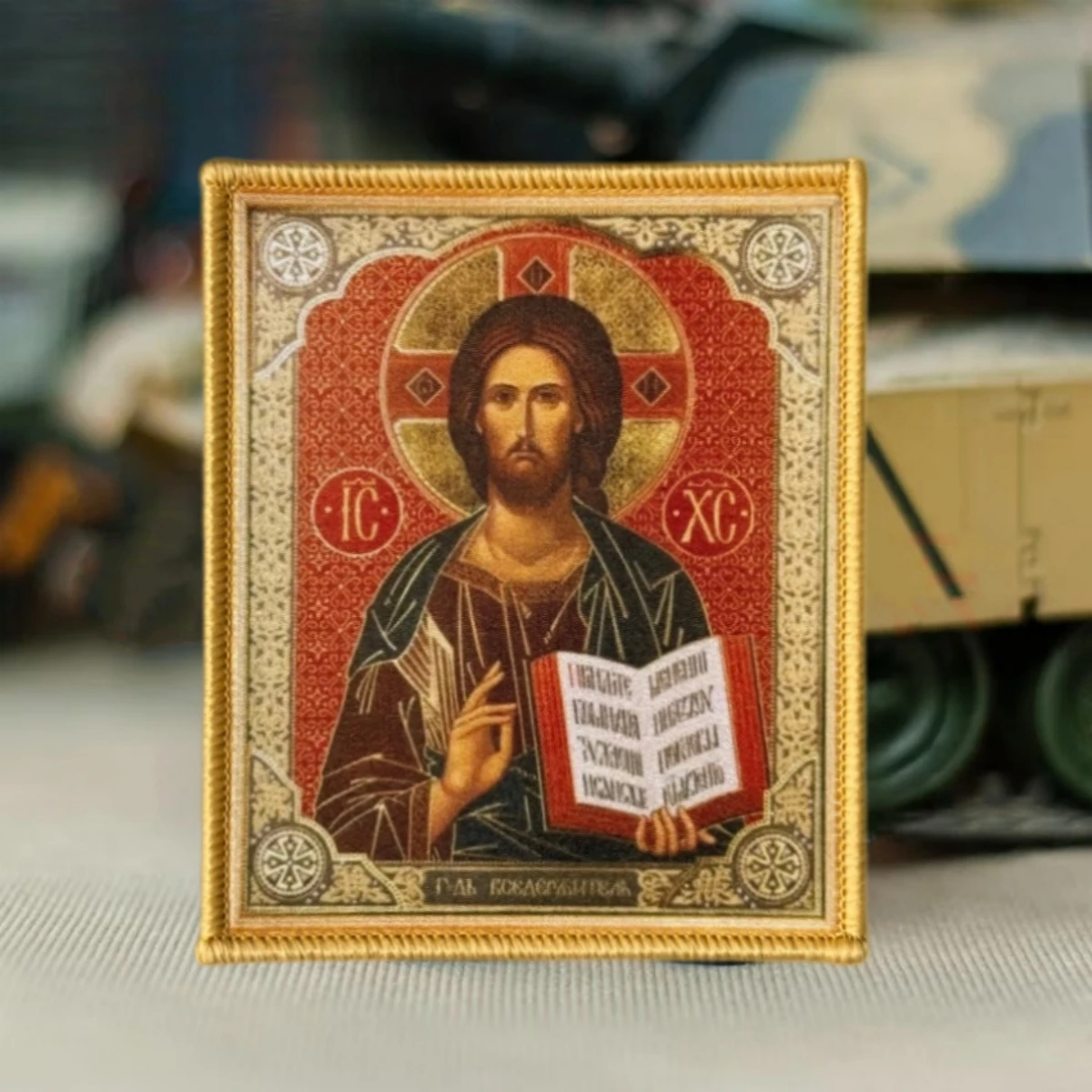 Parche táctico militar velcro El Señor Todopoderoso para ropa - imagen 5