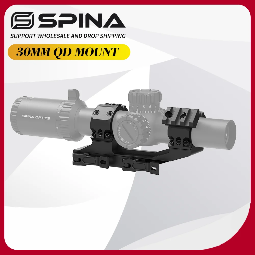 SPINA OPTICS Montura de mira liberación rápida para riel Picatinny - imagen 3