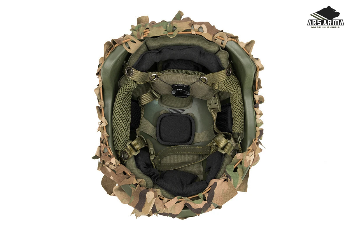 Opciones de color para camuflaje de casco táctico
