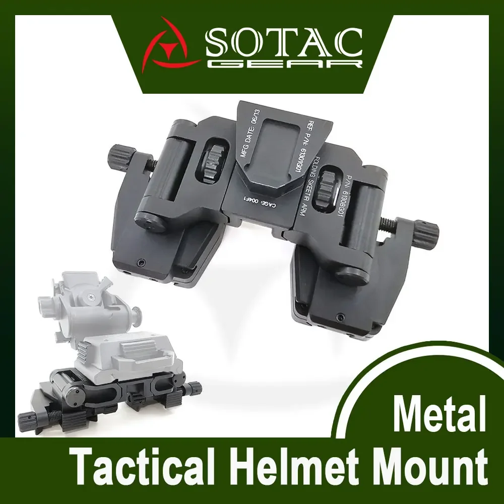 SOTAC PVS14 Puente Binocular Montaje Casco NVG Aluminio CNC - imagen 5