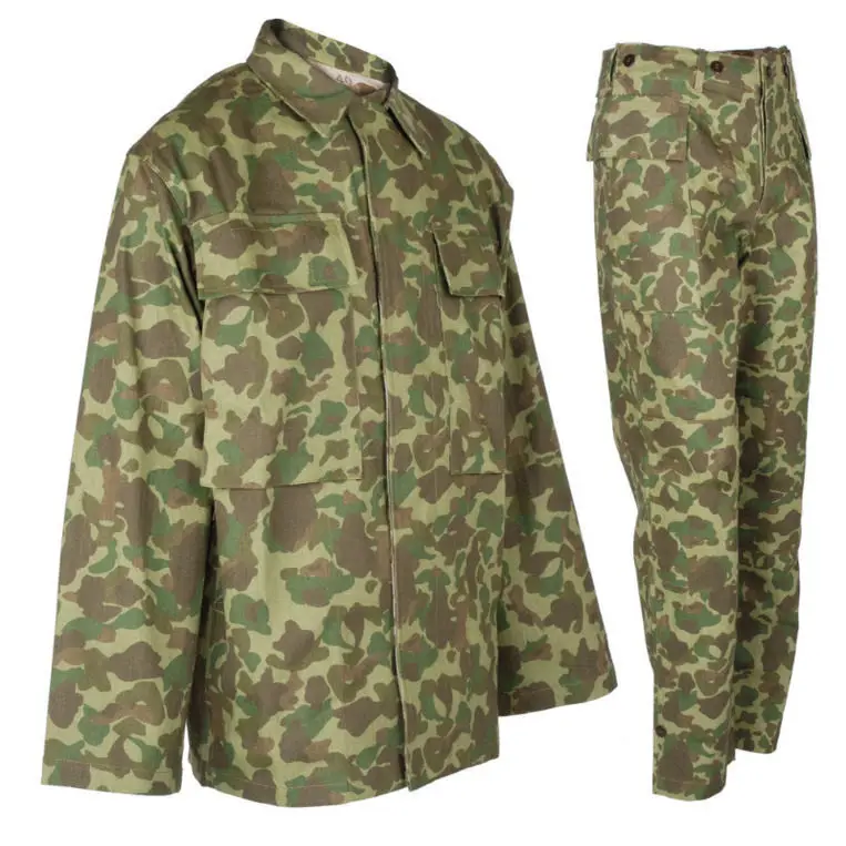 Uniforme militar P42 HBT camuflaje Pacífico para recreación histórica - imagen 4