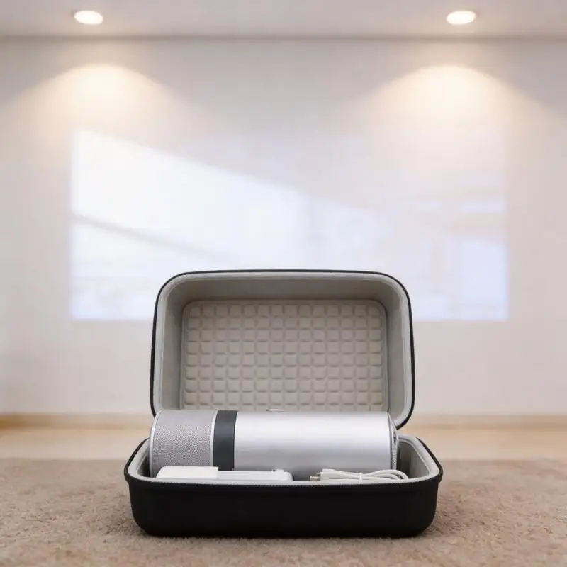 CP300 Projector Draagtas - EVA Harde Koffer met Ritssluiting - imagen 5