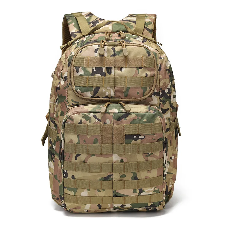 Mochila táctica MOLLE multifunción para senderismo y acampada