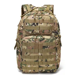 Mochila táctica MOLLE multifunción para senderismo y acampada