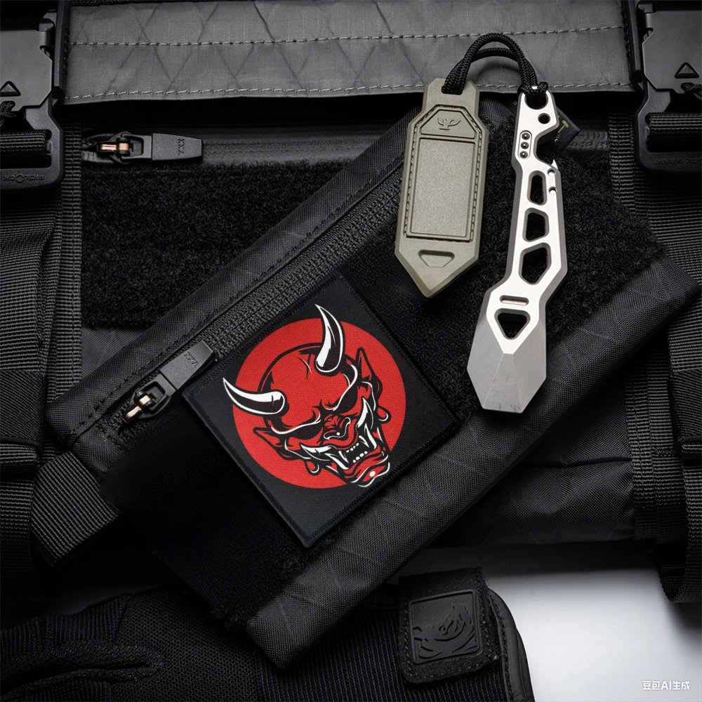 Parche táctico Devil gancho y bucle – Insignia militar de moral - imagen 3