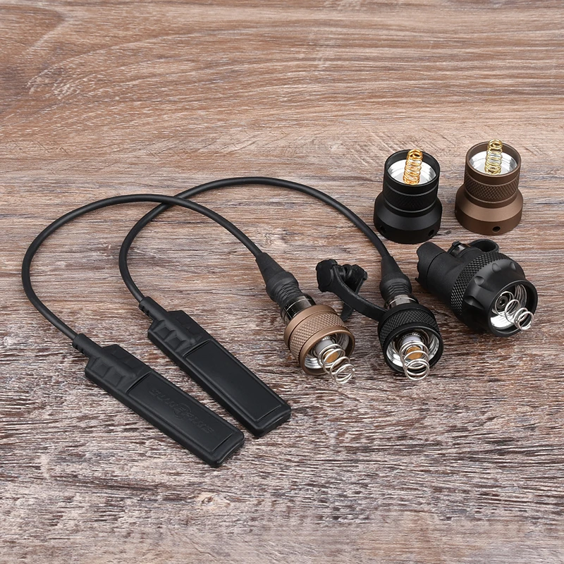 WADSN Tapa metálica táctica para linterna con interruptor de presión - imagen 2