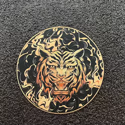 Parche táctico MOLLE Tigre ripstop – resistente para mochila y ropa