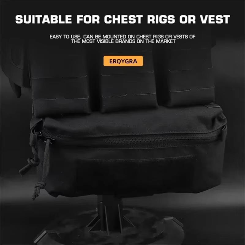 ERQYGRA bolsa táctica de pecho Molle para caza y airsoft - imagen 2
