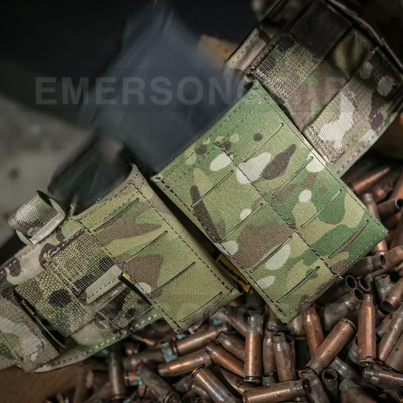 EmersonGear porta cargadores táctico doble MOLLE LCS corte láser - imagen 3