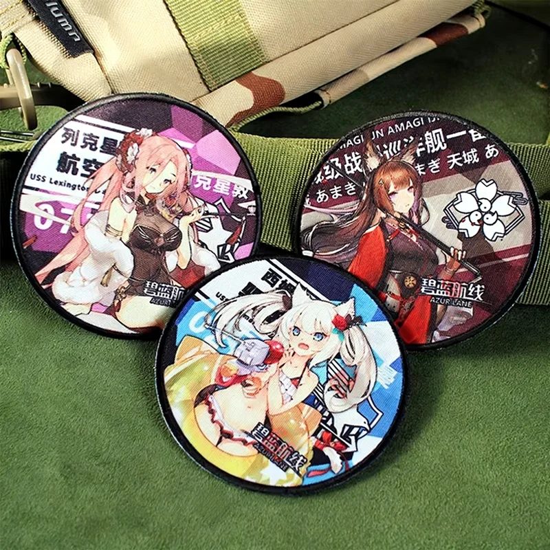 Parche táctico bordado Azur Route – IJN Yukikaze anime gamer - imagen 5