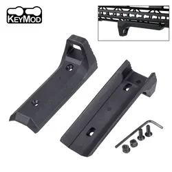 Protectores riel Picatinny M-LOK de goma antideslizantes para Airsoft