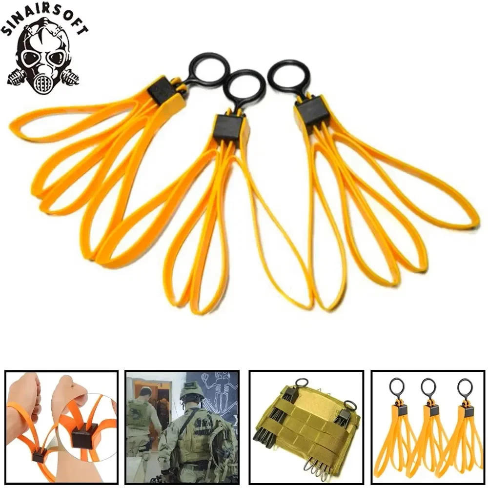 Esposas tácticas desechables de plástico tipo brida para ataduras - imagen 2
