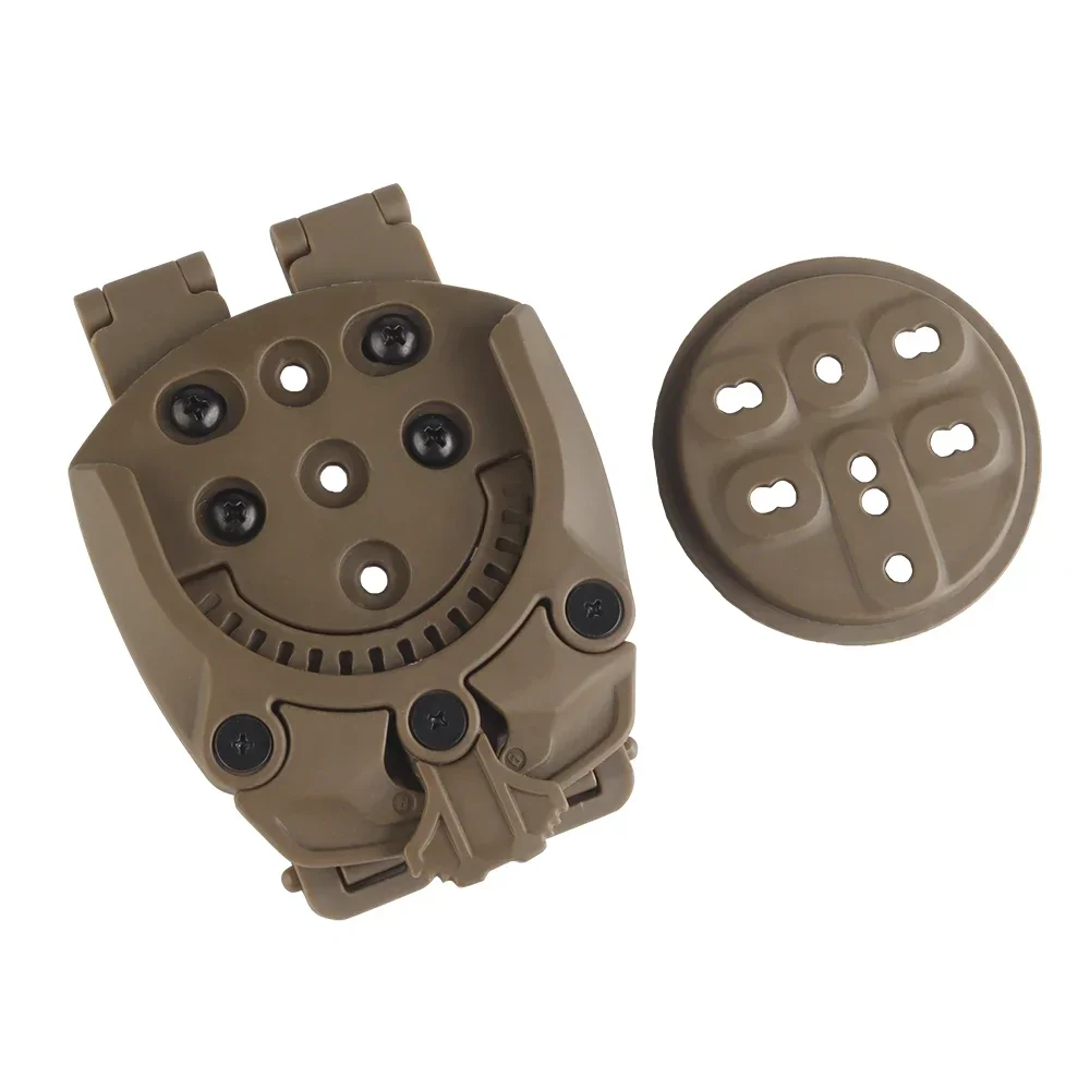 Sistema desconexión rápida táctico 360° con adaptador MOLLE Kydex
