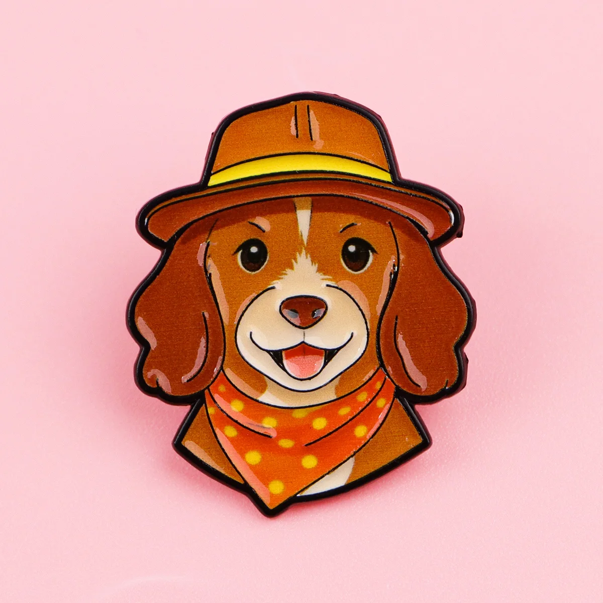 Broche de esmalte con diseño de perros lindos para chaquetas - imagen 5