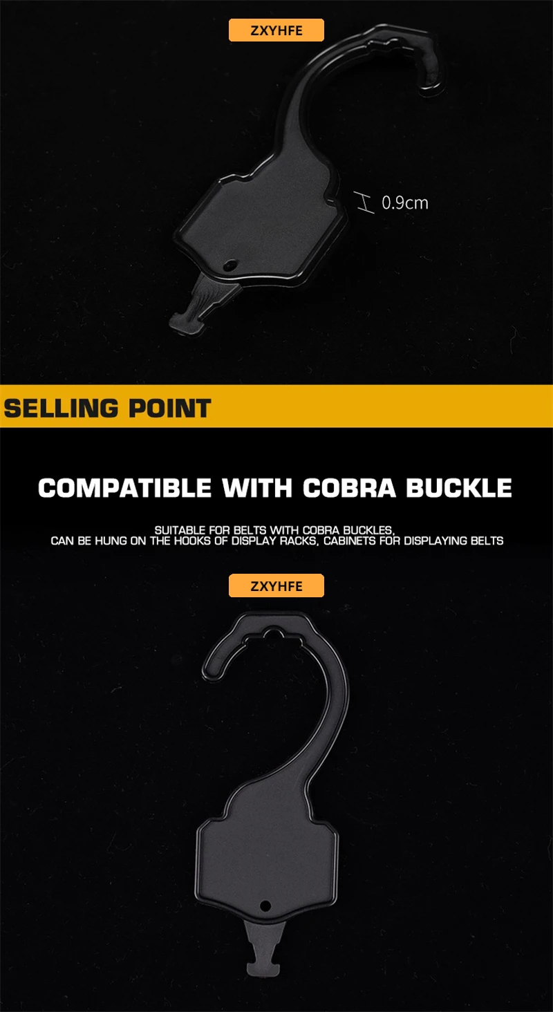 Detalle de la hebilla COBRA