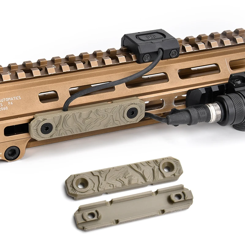 MLOK panel de riel táctico antideslizante para airsoft y caza - imagen 5