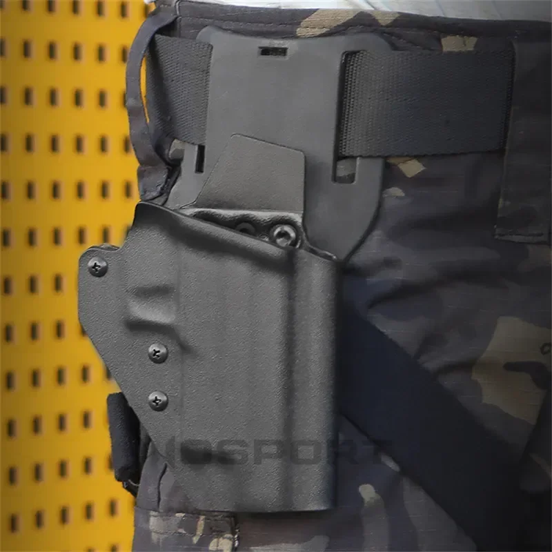 Correa táctica de pierna KYDEX con adaptador QLS para funda Glock - imagen 4