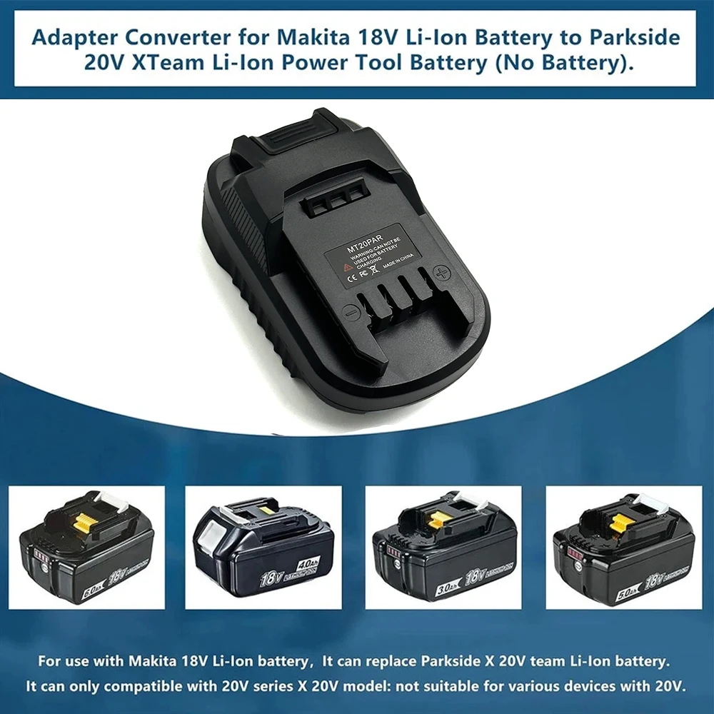 Adaptador batería Makita Li-ion a Parkside X-Team compatible - imagen 5