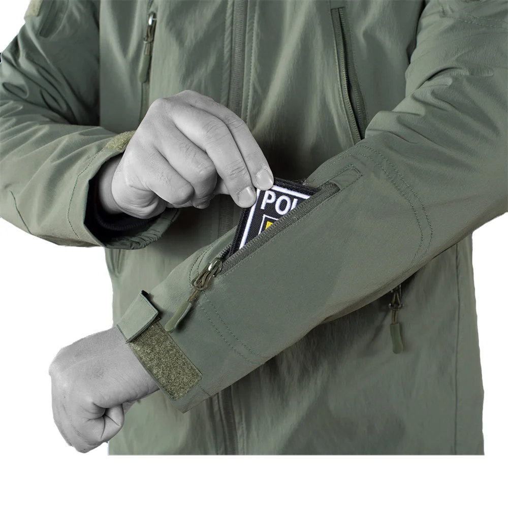 Chaqueta táctica nailon impermeable con capucha para primavera-otoño - imagen 3