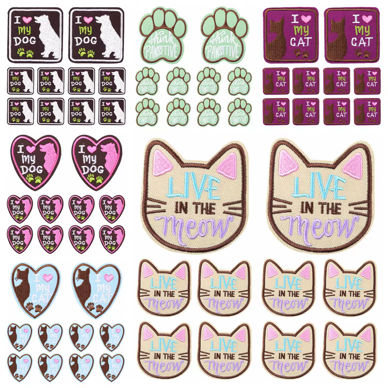Parche bordado termoadhesivo gato – Infantil para coser o planchar