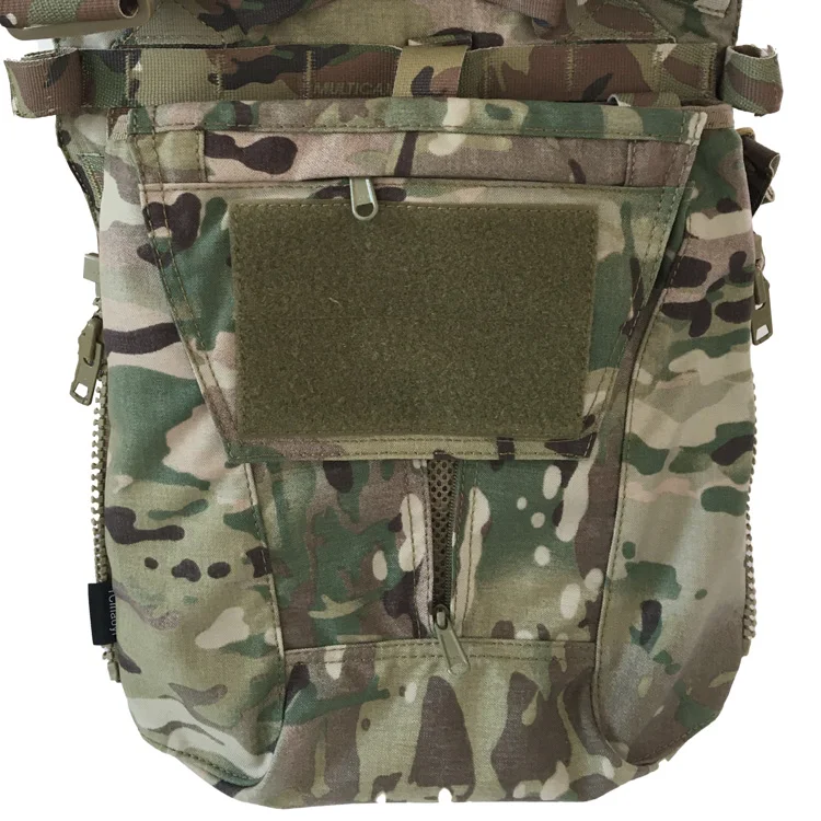 Chaleco AVS/JPC2.0 exterior con bolsa trasera y cremallera