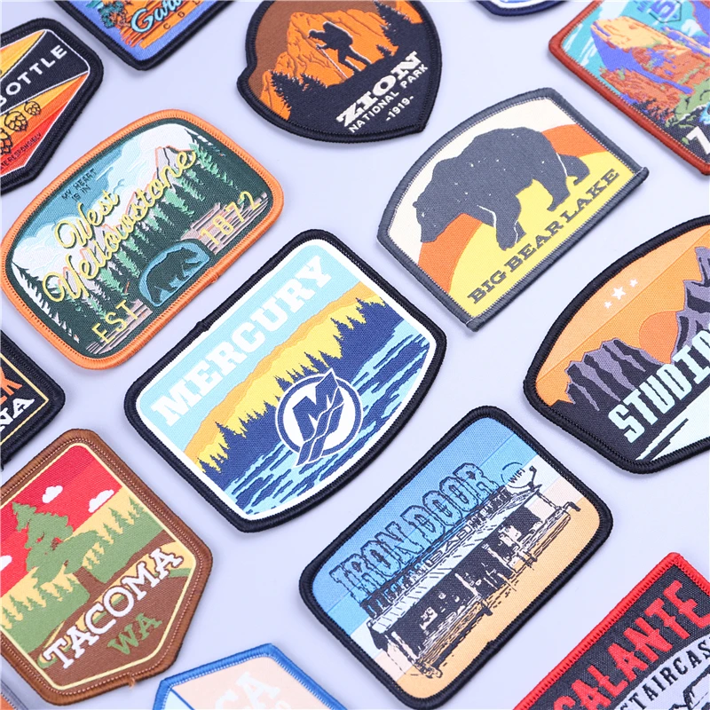 Parche usado en mochila de trekking