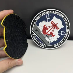 Parche termoadhesivo PVC goma silicona tridimensional con logo