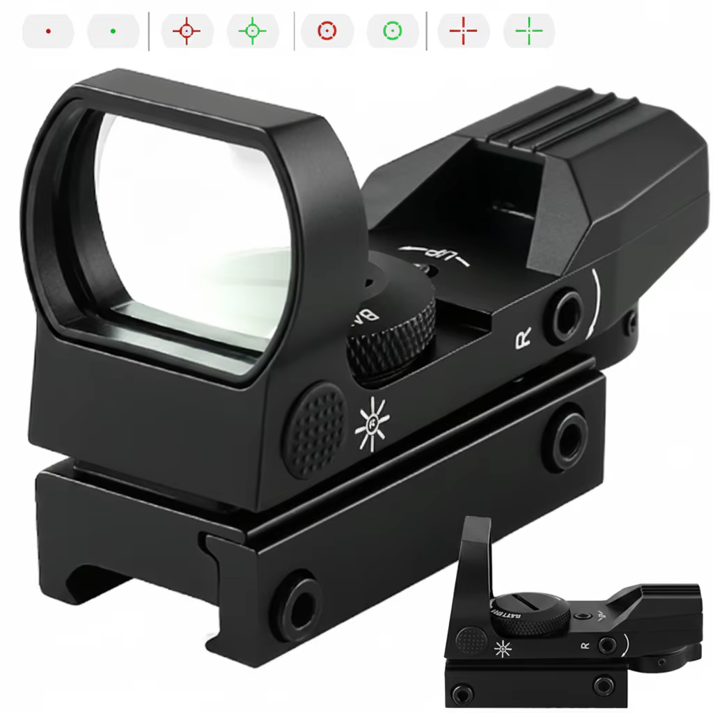 Óptica de mira reflex táctica para rifle con montaje en riel Picatinny - imagen 3