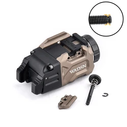 WADSN Linterna táctica PX1 de metal para pistola riel Picatinny Glock