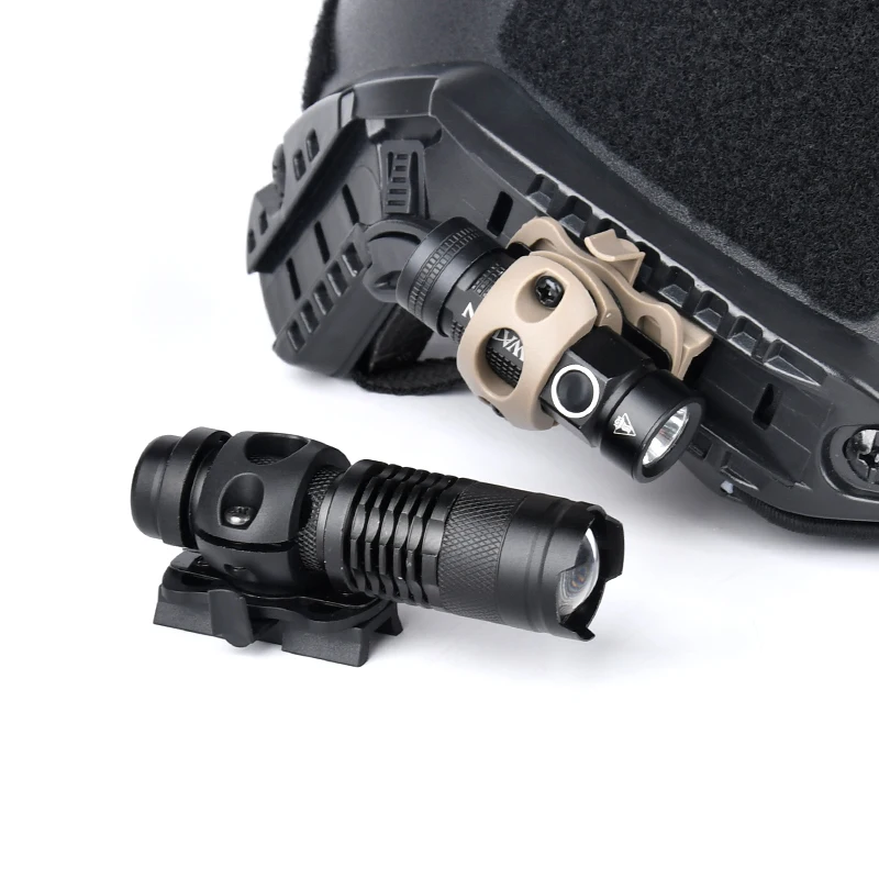 WADSN linterna táctica estroboscópica para casco Airsoft con Zoom - imagen 2