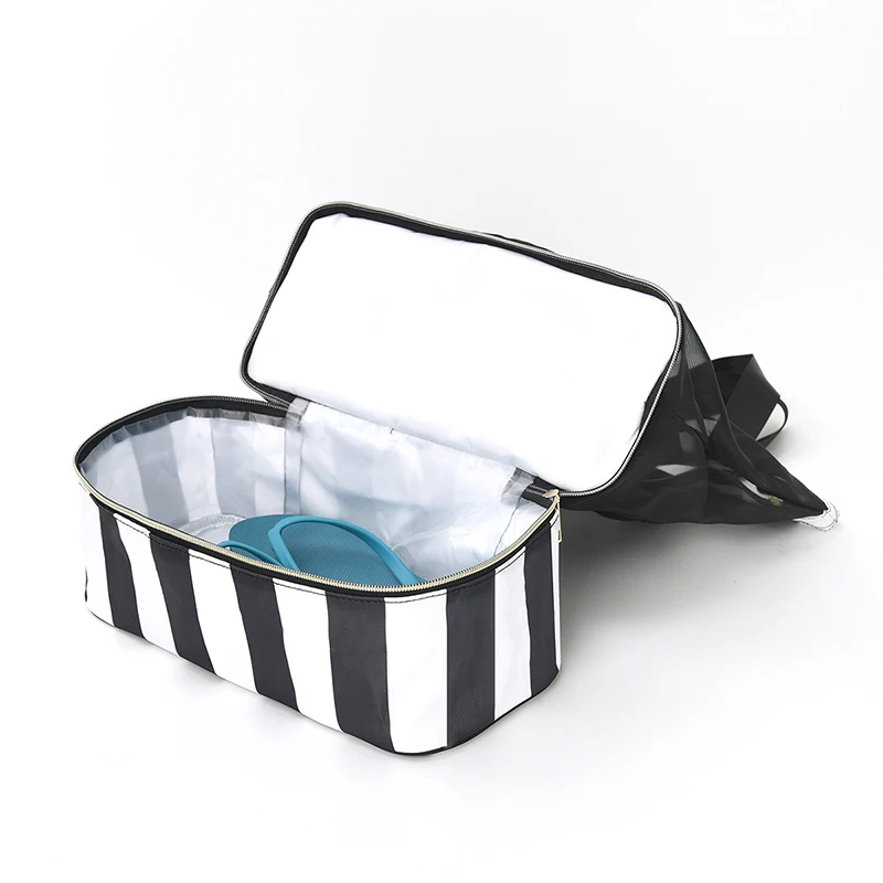 Bolso de playa transparente malla doble capa multifuncional - imagen 4