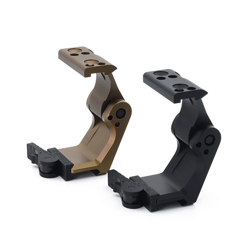 Soporte universal para lupa OPP TACTICAL visto desde lateral