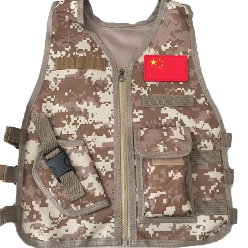 Chaleco airsoft táctico camuflaje jungla infantil - imagen 2