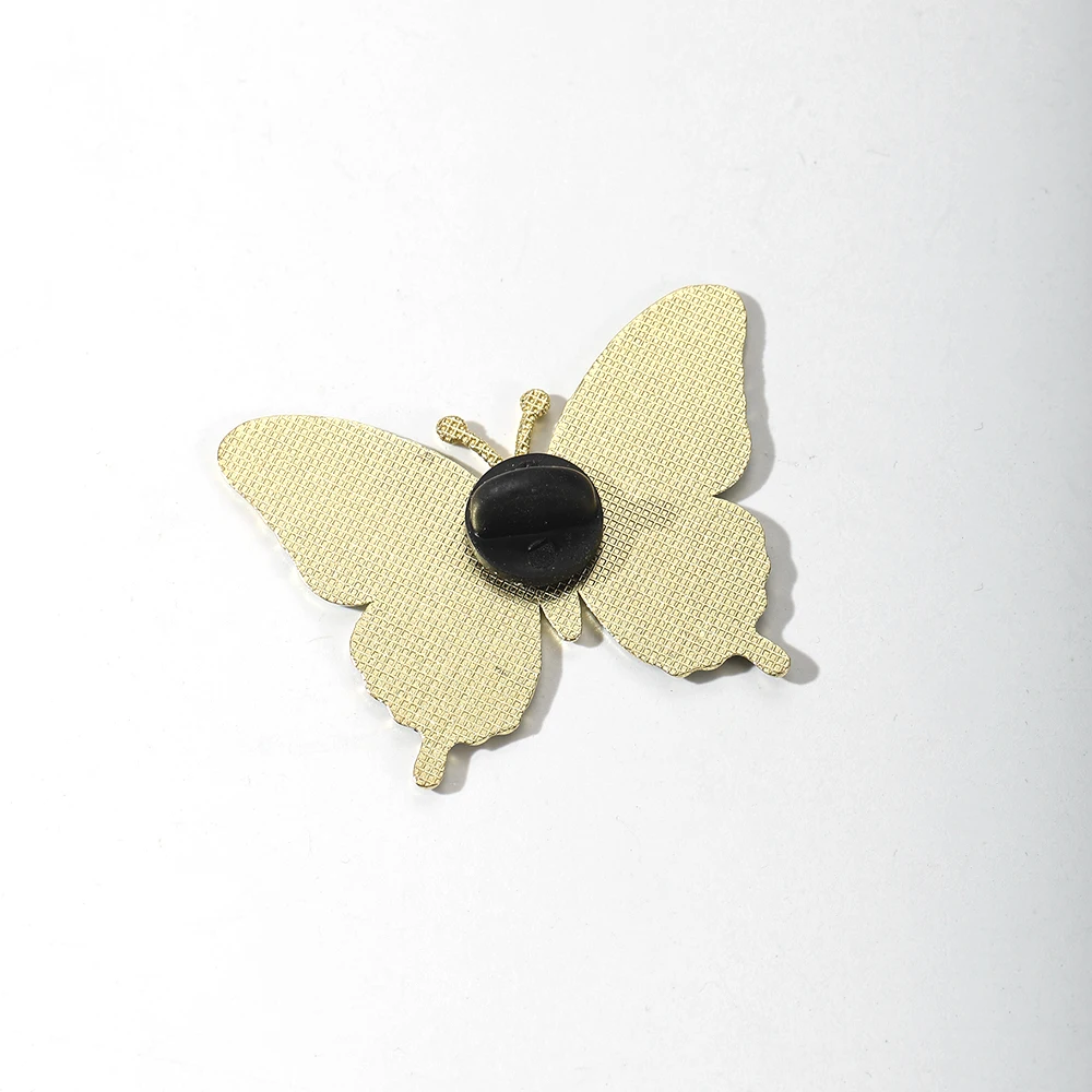 Broches Esmalte Van Gogh – Mariposa y Girasol para Chaquetas