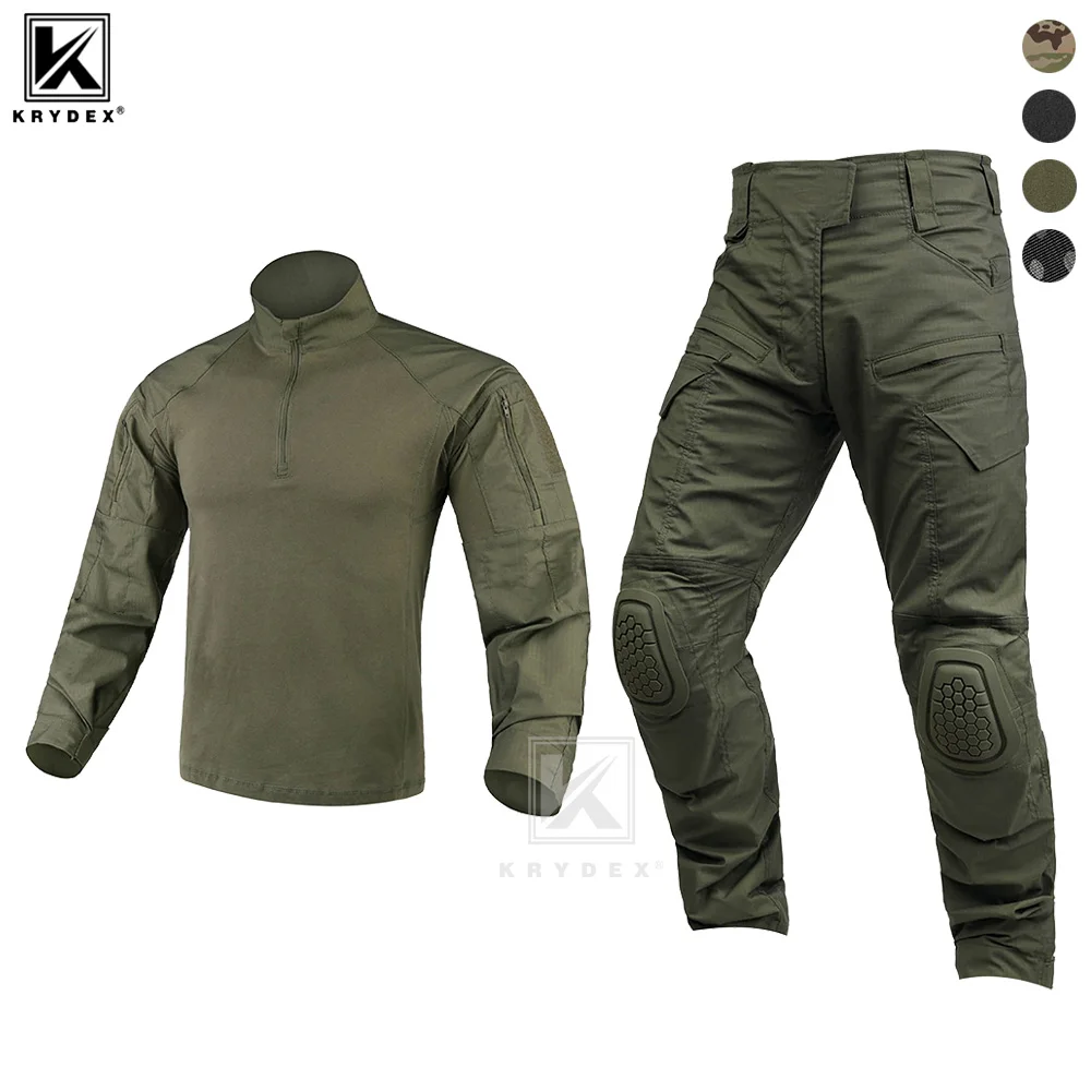 KRYDEX Gen4 Uniforme táctico camuflaje Ranger camisa y pantalón