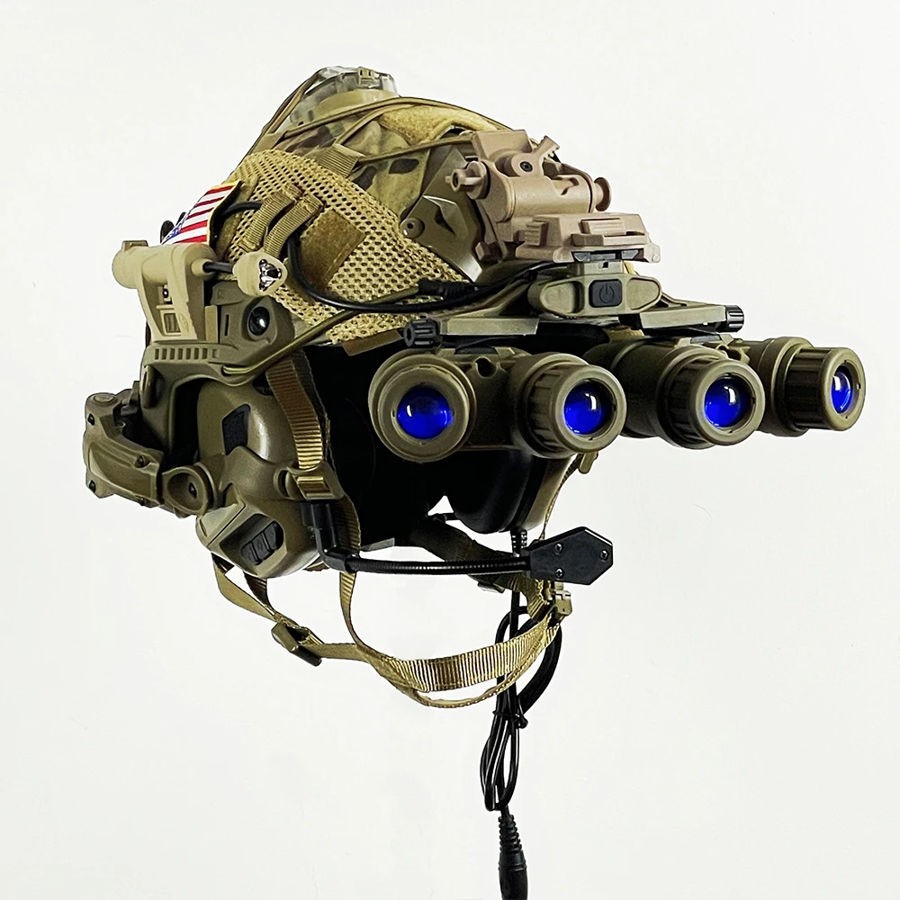Casco táctico FAST con auriculares NVG para Airsoft y cosplay - imagen 5