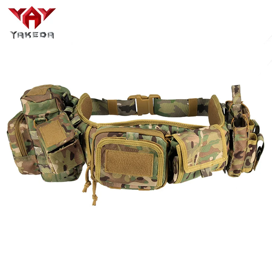 YAKEDA cinturón MOLLE camuflaje multifuncional para cintura táctica - imagen 2