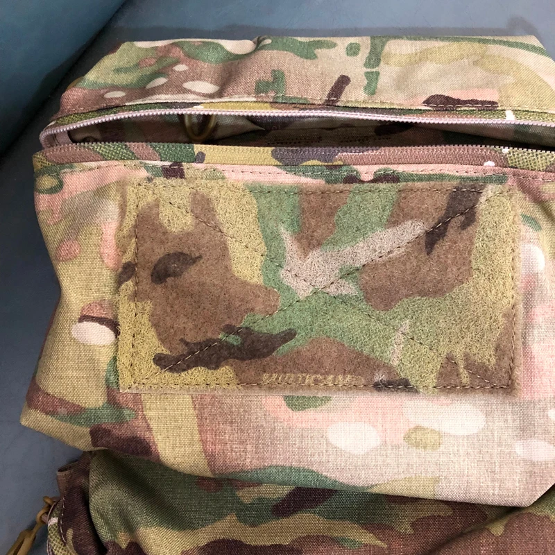 Bolsa táctica con cremallera para portaplacas Multicam ripstop - imagen 2