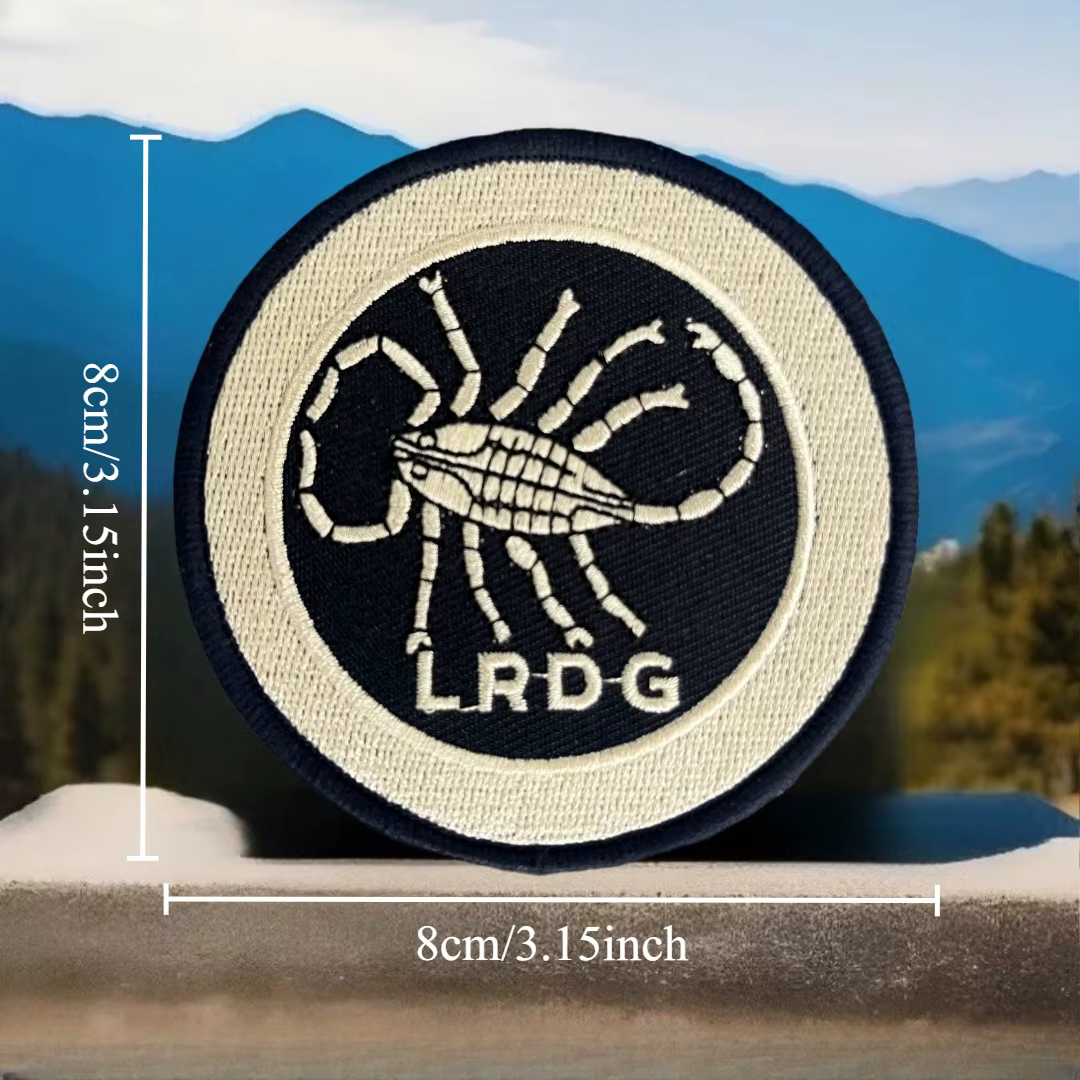 LRDG Parche táctico desierto bordado – Insignia moral militar - imagen 2