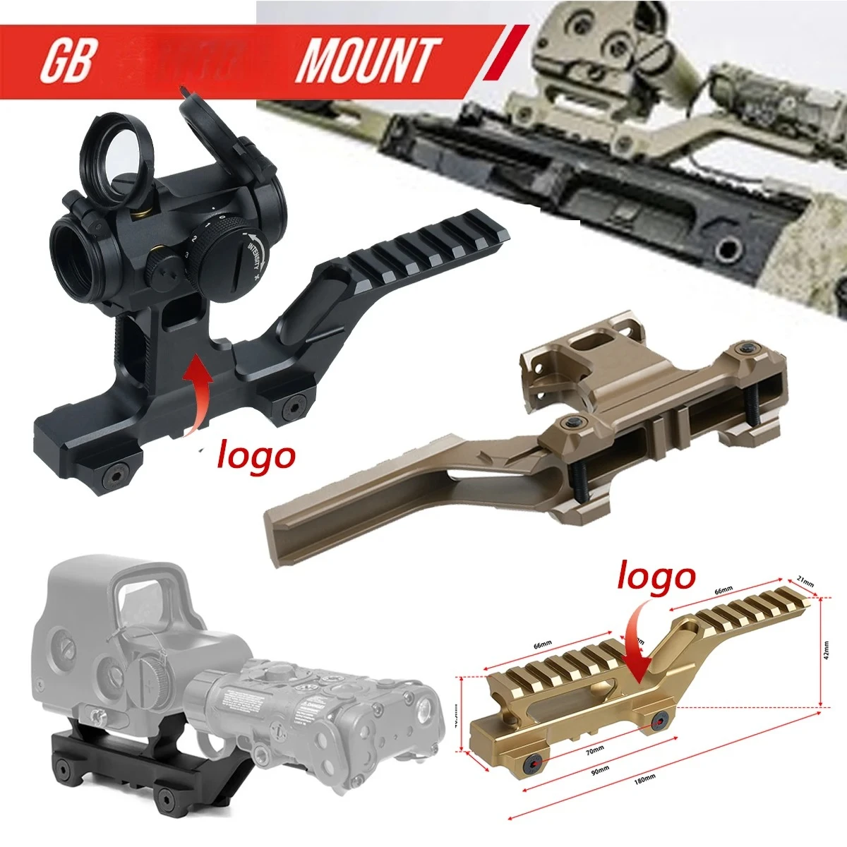 UNITY FAST FTC – Montura elevadora táctica para G33/G43 - imagen 3